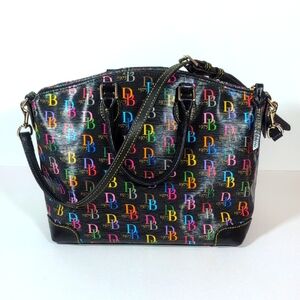 Dooney & Bourke DB75 Multi RAINBOW Dome Satchel